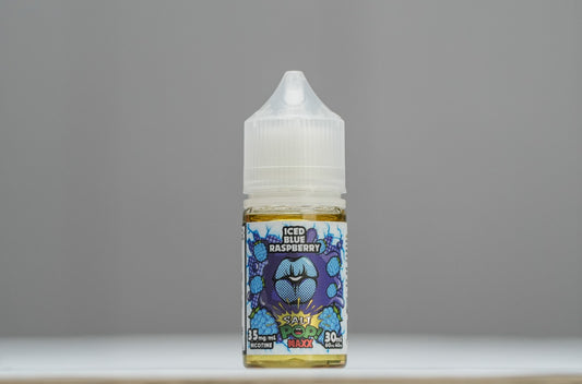 Blue Raspberry Iced Nicotine Salt Pop Vapors 30ml