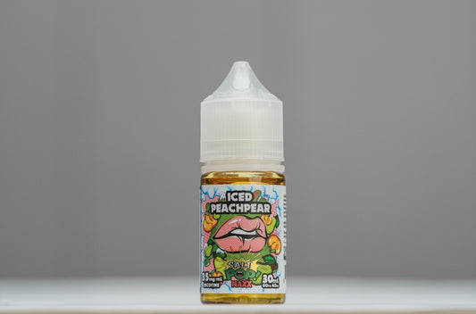 Peach Pear Iced Nicotine Salt Pop Vapors 30ml