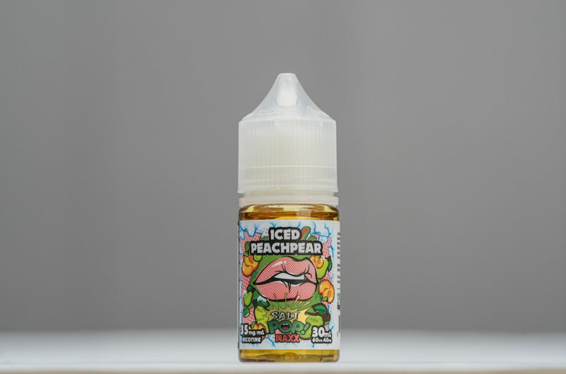 Peach Pear Iced Nicotine Salt Pop Vapors 30ml - VapeMall