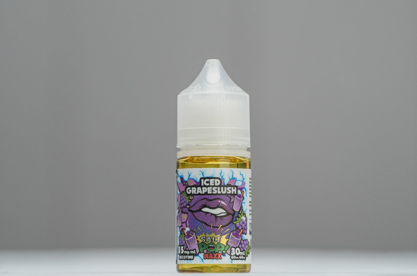 Grape Slush Iced Nicotine Salt Pop Vapors 30ml