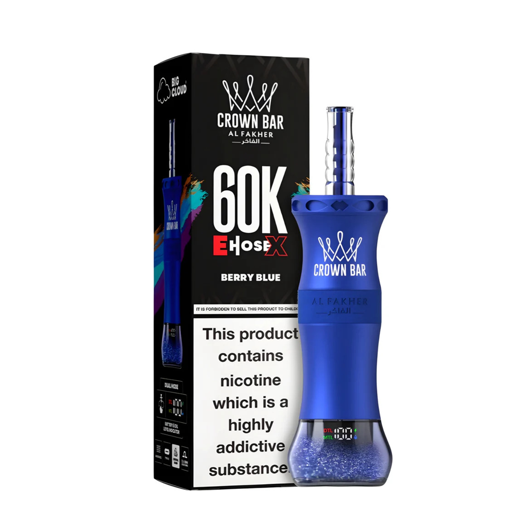 Al Fakher Crown Bar E-HoseX  60k Puffs Disposable