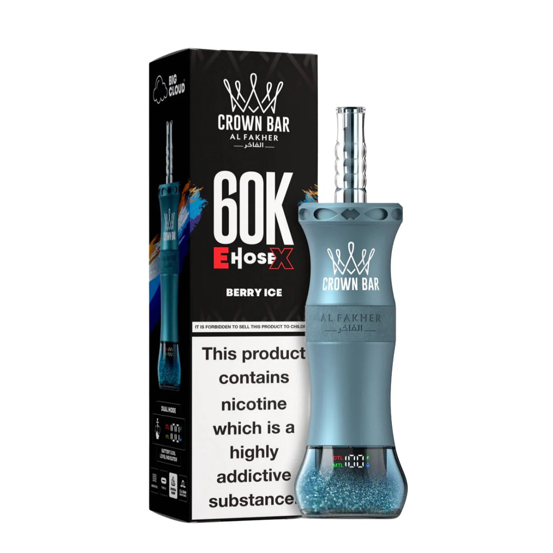 Al Fakher Crown Bar E-HoseX  60k Puffs Disposable
