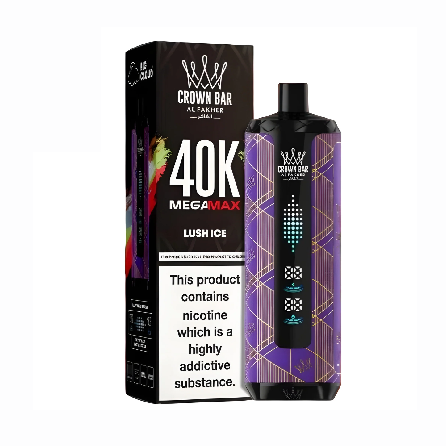 Al Fakher Crown Bar Mega Max 40k Puffs Disposable