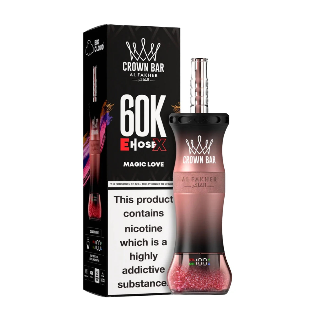 Al Fakher Crown Bar E-HoseX  60k Puffs Disposable