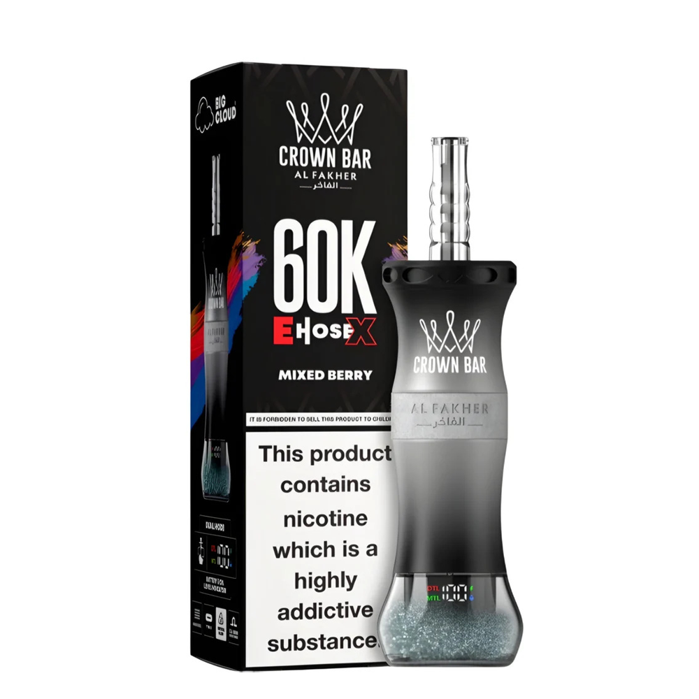 Al Fakher Crown Bar E-HoseX  60k Puffs Disposable