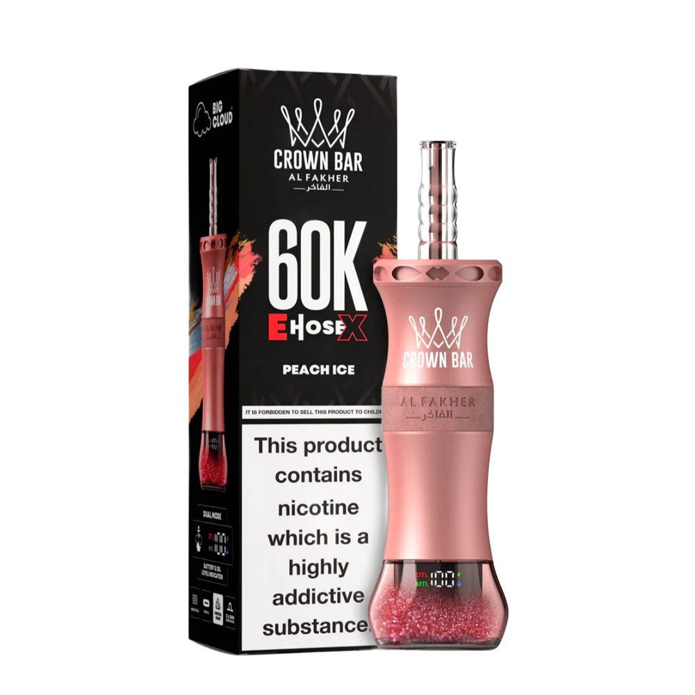 Al Fakher Crown Bar E-HoseX  60k Puffs Disposable