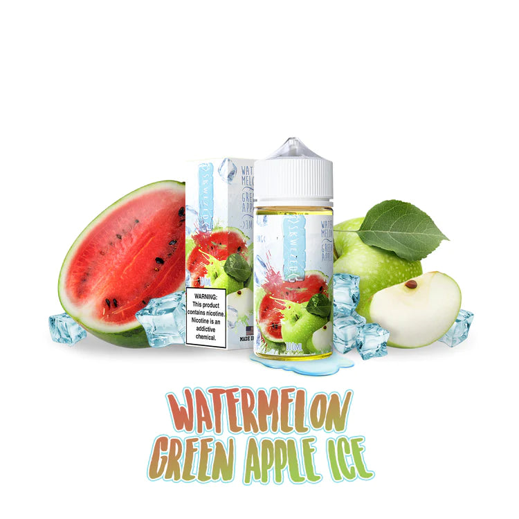 Iced Watermelon Green Apple E-Liquid By Skwezed 100ML At Best Price In Pakistan