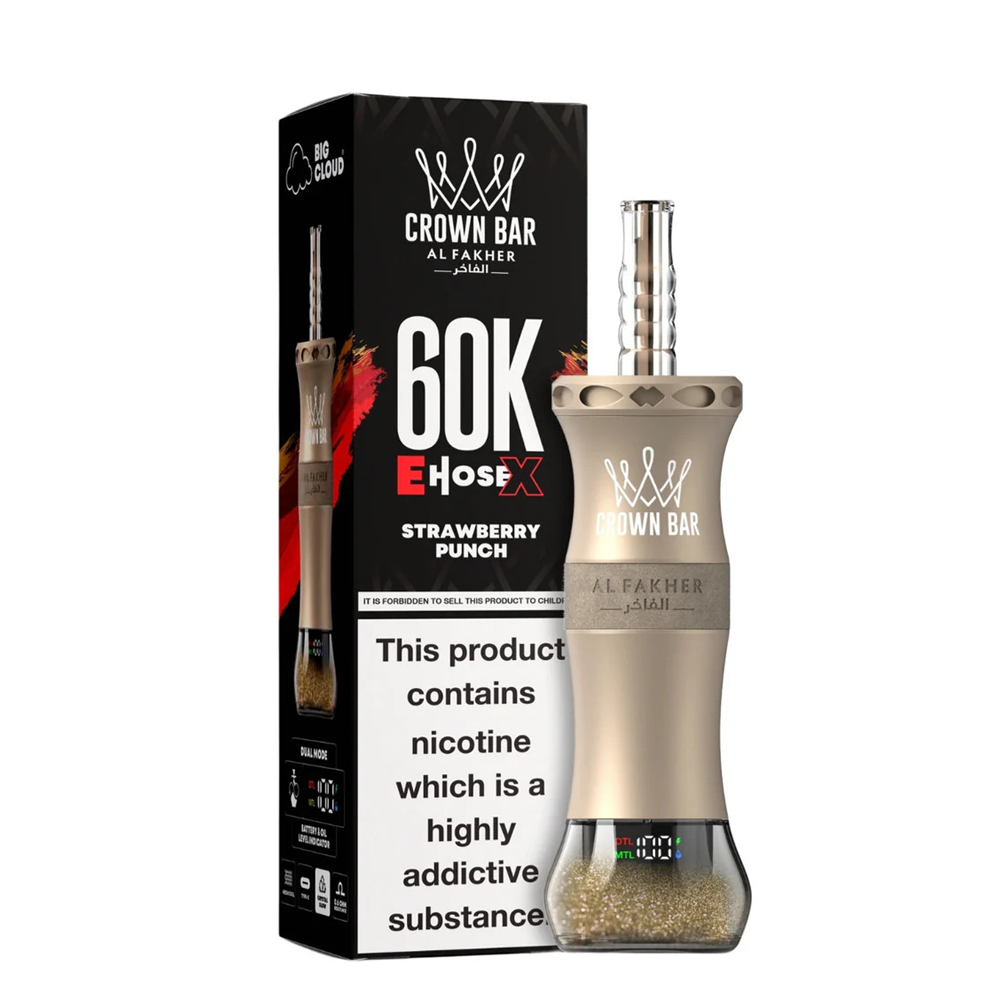 Al Fakher Crown Bar E-HoseX  60k Puffs Disposable