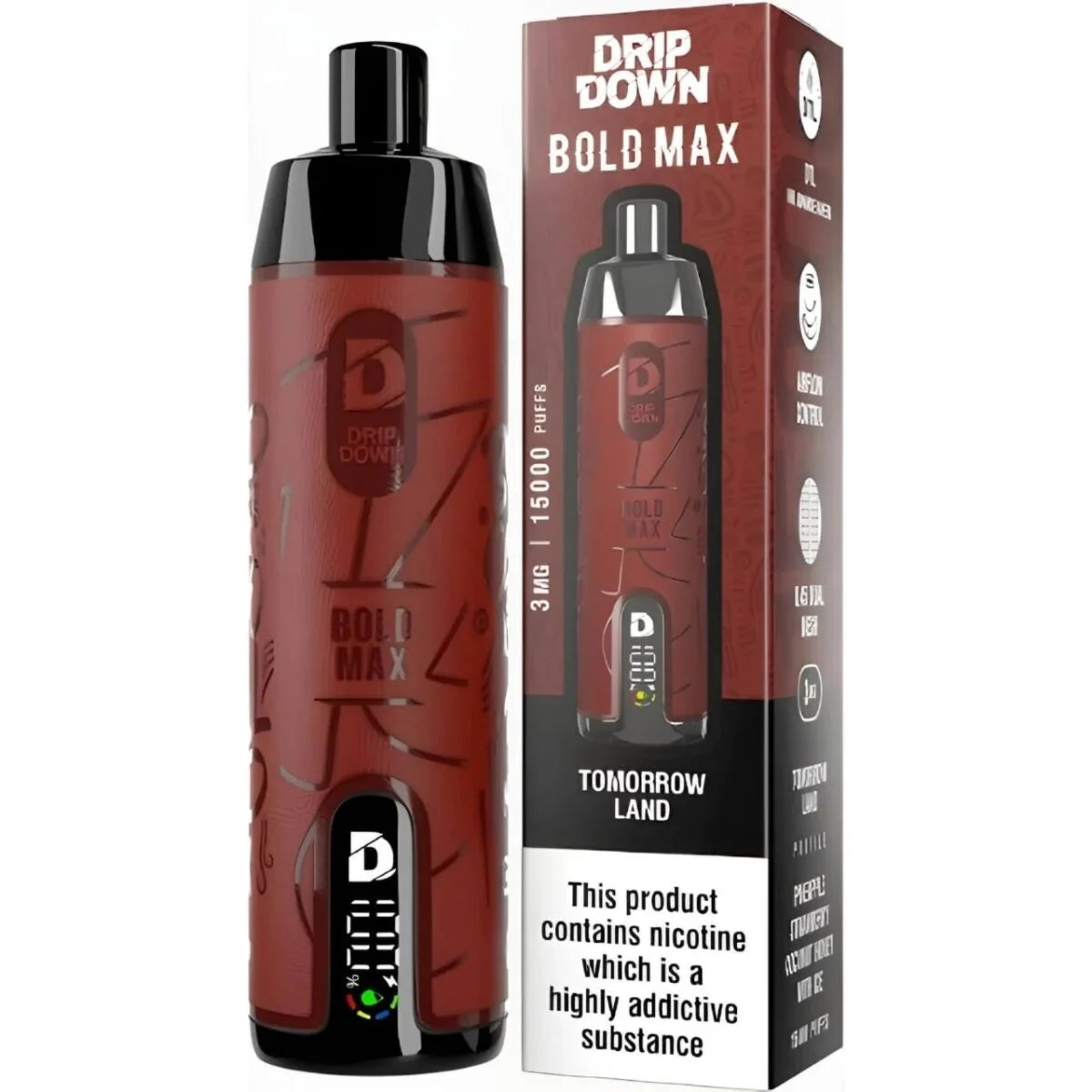 Bold Max DTL 15000 Puffs Disposable By Drip Down