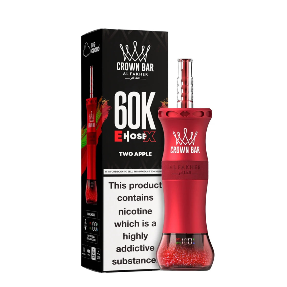 Al Fakher Crown Bar E-HoseX  60k Puffs Disposable