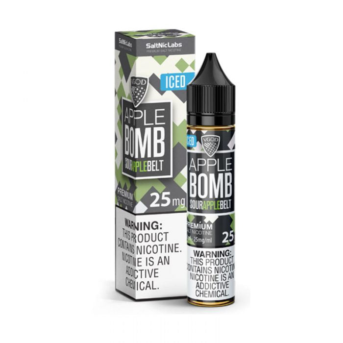 VGOD Iced Apple Bomb Salt Nic 30ml Ejuice - VapeMall