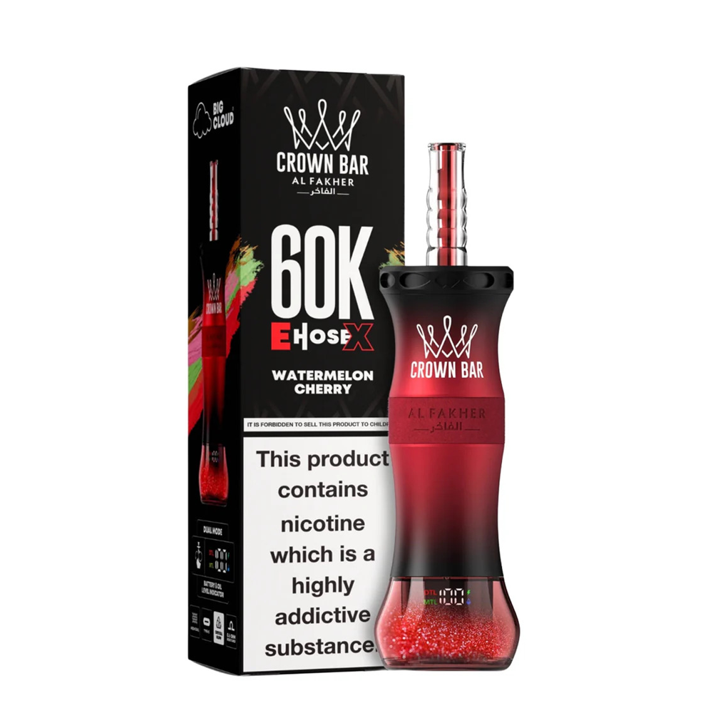 Al Fakher Crown Bar E-HoseX  60k Puffs Disposable