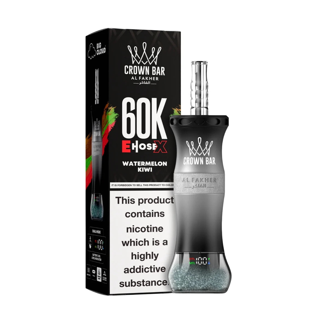 Al Fakher Crown Bar E-HoseX  60k Puffs Disposable
