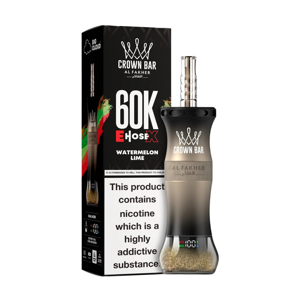 Al Fakher Crown Bar E-HoseX  60k Puffs Disposable