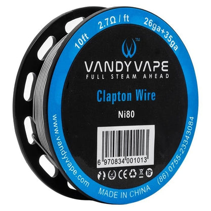 Vandyvape Clapton Ni80 Wire (30ga*2+38ga) (26ga+35ga) 10ft