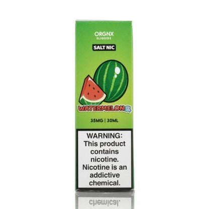 Buy Iced Watermelon Salts Orgnx E-Liquids 30ml best price in Pakistan