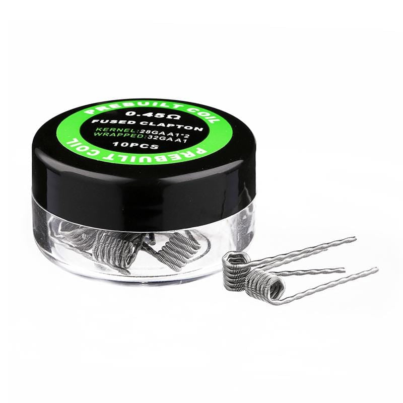 LTQ Fused Clapton 28GA*2+32GA Wire Green Plastic Box 10/Pack