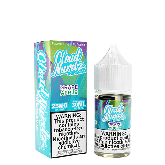 Buy Grape Apple Ice TFN SALTS Cloud Nurdz 30ML Best Price In Pakistan - VapeMall