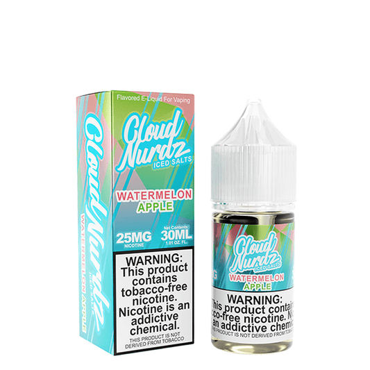 Buy Watermelon Apple Ice TFN SALTS Cloud Nurdz 30ML Best Price In Pakistan