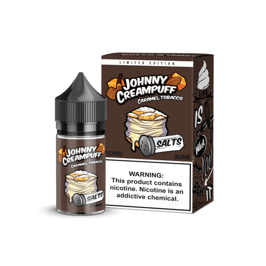 Buy Johnny Cream Puff Caramel Tobacco Salt 30ml best price in Pakistan