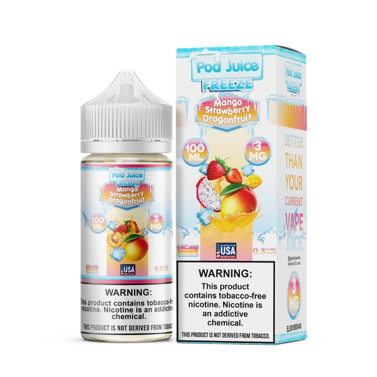 Buy Freeze Mango Strawberry Dragonfruit Pod Juice 100 ml At Best Price In Pakistan