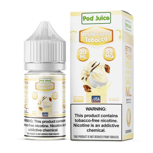 Buy Vanilla Custard Tobacco Pod Juice Salt 30 ml At Best Price In Pakistan