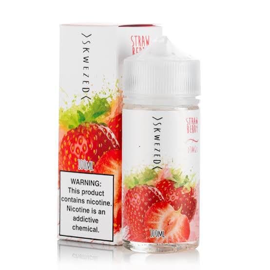 Buy Strawberry E-Liquid By Skwezed 100ML Best Price In Pakistan