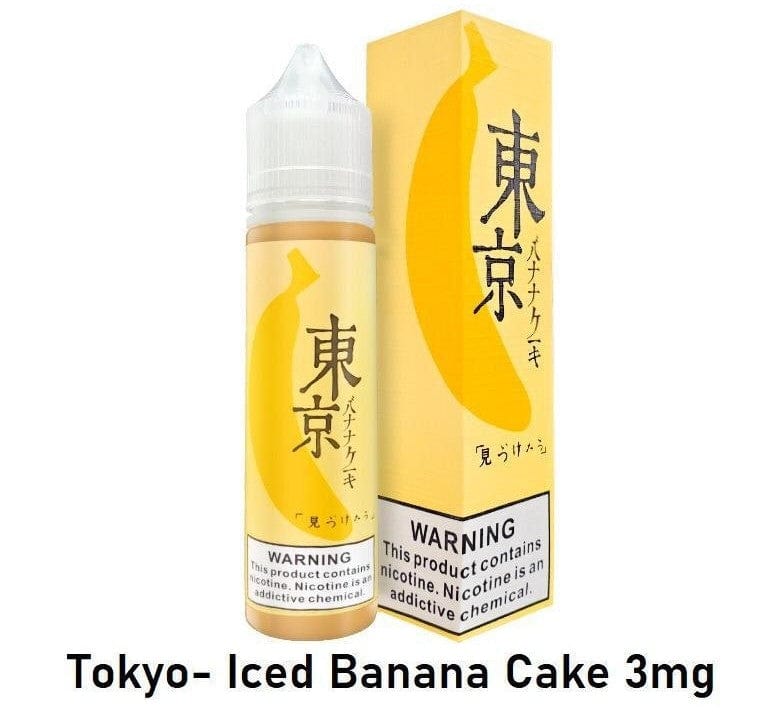 Buy Iced Banana Cake By Tokyo 60 ml at Best Price In Pakistan - VapeMall