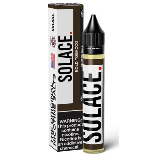 Bold Tobacco by Solace Nic Salt Ejuice and Eliquids
