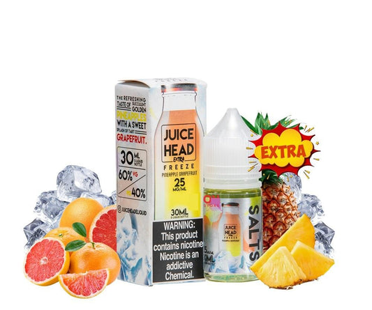 Pineapple Grapefruit Extra Freeze Nic Salt by Juice Head  30ml Ejuice