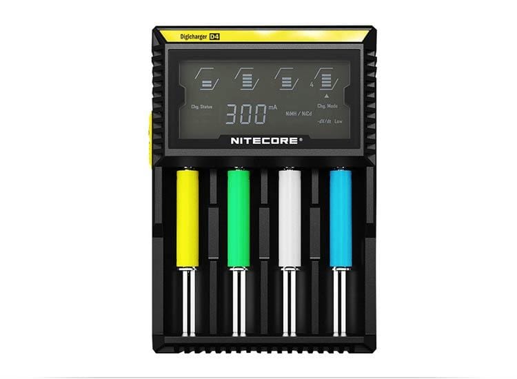 Nitecore Intellicharger D4 LCD 4-Slot Charger