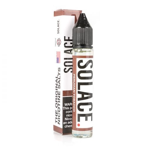 Peruvian Tobacco by Solace Nic Salt Ejuice and Eliquids