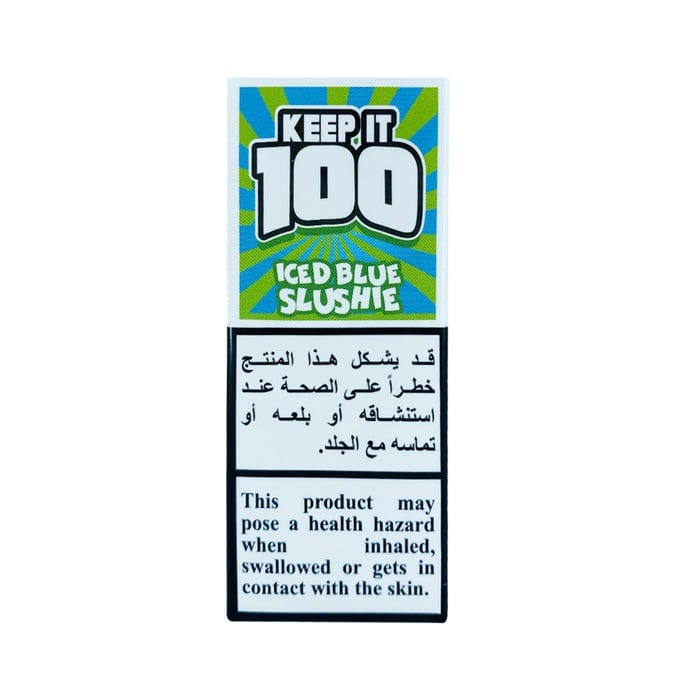 Buy Blue Slushi Ice 30 ml Salt By Keep It 100 at Best Price In Pakistan - VapeMall
