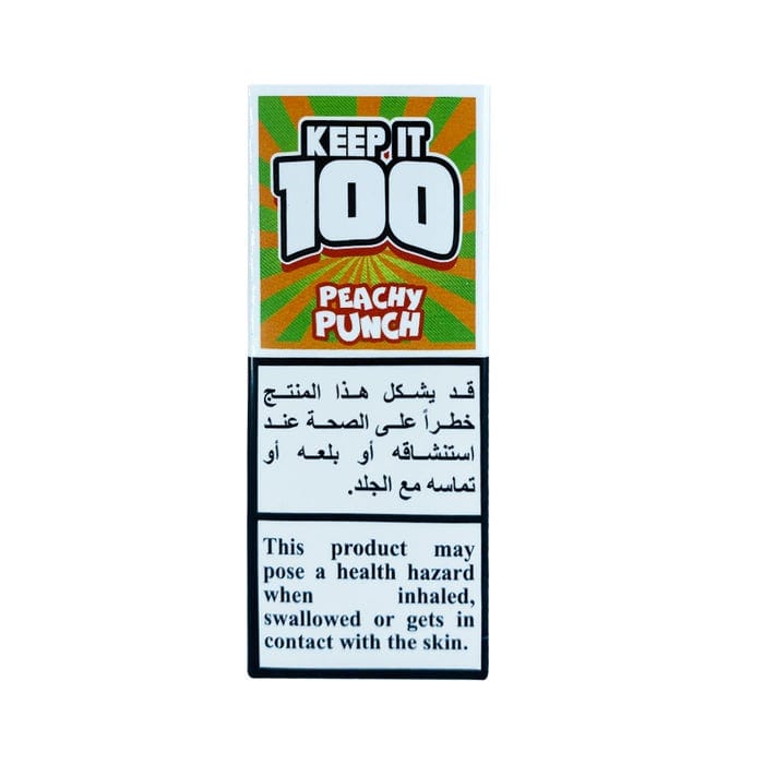 Buy Peachy Punch 30 ml Salt By Keep It 100 at Best Price In Pakistan