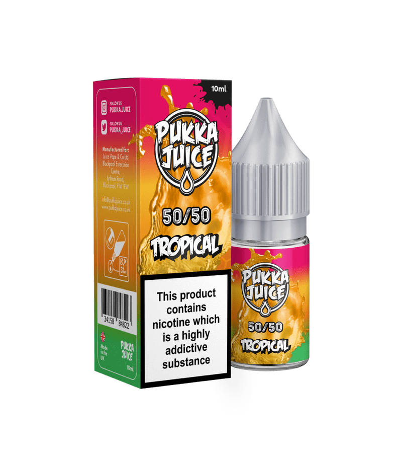 Tropical NIC Salts by Pukka Juice