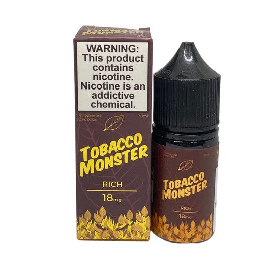 Buy Tobacco Monster Rich Salt Liquid 30ML at Best Price In Pakistan