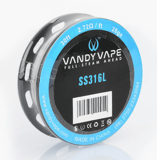 Vandyvape SS316L Wire 28GA*30ft