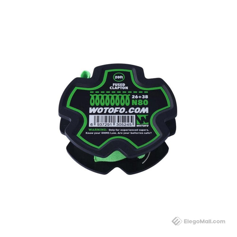 Wotofo Fused Clapton Wire 26GA +38GA, 20ft spool